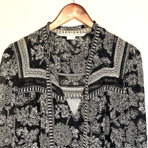 Veronica Beard Black and Gray Mini Dress - Picture 6 of 13